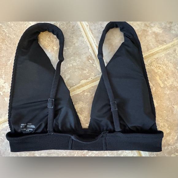 Aerie Black Triangle Bikini - Picture 3 of 8